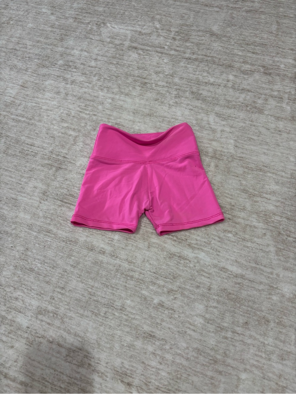 Women's High-Waist Pink Active Shorts